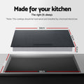 Devanti 60cm Electric Ceramic Cooktop Touch Control Grey