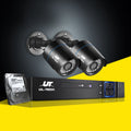 UL-tech CCTV 4CH DVR Security System 2 Cameras 2TB Hard Drive