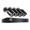 UL-TECH 4CH 1080P DVR Security Camera System 4x Bullet Cameras