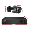 UL-TECH 4CH 1080P DVR Security Camera System 4x Bullet Cameras