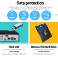 UL-tech 4CH CCTV DVR Security System 4 Cameras 2TB