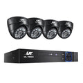 UL-TECH 1080P 4CH DVR Security System 4x Dome CCTV Cameras