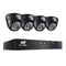 UL-TECH 1080P 4CH DVR Security System 4x Dome CCTV Cameras