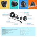 UL-TECH 1080P 4CH DVR Security System 4x Dome CCTV Cameras
