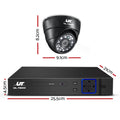 UL-tech CCTV 4CH DVR Security System 4 Cameras 2TB HDD