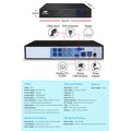 UL-TECH 1080P 4CH DVR Security Camera System 4 CCTV Cameras