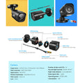 UL-TECH 1080P 4CH DVR Security Camera System 4 CCTV Cameras