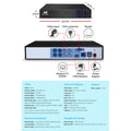 UL-tech 4CH CCTV DVR Security System 4 Cameras 1TB Hard Drive