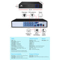 UL-tech 8CH DVR CCTV Security System 1080p 4 Cameras