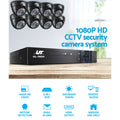 UL-TECH 1080P 8CH DVR Security System 8x Dome CCTV Cameras