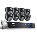 UL-tech 8CH CCTV DVR Security System 8 Cameras 2TB HDD