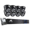 UL-tech CCTV 8CH DVR Security System 8 Cameras 1TB