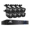 UL-TECH 1080P 8CH DVR Security Camera System 8 CCTV Cameras