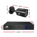 UL-TECH 1080P 8CH DVR Security Camera System 8 CCTV Cameras