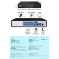 UL-TECH 1080P 8CH DVR Security Camera System 8 CCTV Cameras
