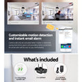UL-tech Wireless CCTV 3MP 2 Camera Bullet Security System