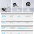 UL-tech Wireless CCTV 3MP Square Security Camera