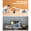 UL-tech 1080P Wireless WiFi IP Security Camera Black
