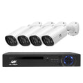 UL-Tech 4CH 5MP PoE NVR Security System, 4 Cameras, Dual-Light Colour Night Vision, Two-Way Audio, AI Motion Detection, IP65-Rated, No Monthly Fees, Wired CCTV Kit for Home, Indoor and Outdoor