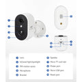 UL-tech 1080P Wireless Solar Security Camera Outdoor Rechargeable