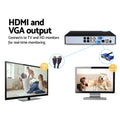 UL-tech 4CH 1080P 5in1 DVR CCTV Video Recorder 4TB Hard Drive