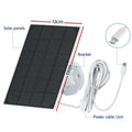 UL-tech Solar Panel 3W Wireless Security Camera Battery Charger