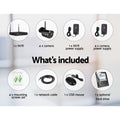 UL-tech 8CH NVR Wireless CCTV 3MP 4 Bullet Cameras 1TB
