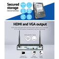UL-tech 8CH NVR Wireless CCTV 3MP 4 Bullet Cameras 1TB