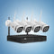UL-tech Wireless CCTV Security System 8CH NVR 3MP 4 Square Cameras WiFi