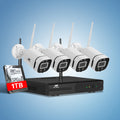UL-tech 8CH NVR Wireless CCTV Security System 3MP 4 Cameras 1TB