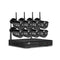 UL-tech 8CH NVR Wireless CCTV Security System 8x 3MP Bullet