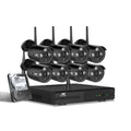 UL-tech 8CH NVR Wireless CCTV 3MP 8 Bullet Cameras 2TB