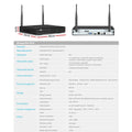 UL-tech 8CH NVR Wireless CCTV 3MP 8 Bullet Cameras 4TB