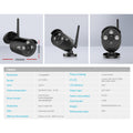 UL-tech 8CH NVR Wireless CCTV 3MP 8 Bullet Cameras 4TB