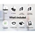 UL-tech 8CH NVR Wireless CCTV 3MP 8 Bullet Cameras 4TB