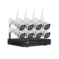 UL-tech 8CH NVR Wireless CCTV 3MP 8 Square Cameras Security System