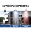 UL-tech 8CH NVR Wireless CCTV 3MP 8 Square Cameras Security System