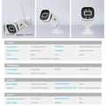 UL-tech 8CH NVR Wireless CCTV 3MP 8 Square Cameras Security System
