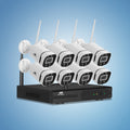UL-tech 8CH NVR Wireless CCTV 3MP 8 Square Cameras Security System