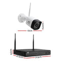 UL-tech 3MP Wireless CCTV 8CH 8 Camera System