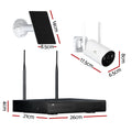 UL-tech 4MP Wireless Solar CCTV Security Camera 8CH NVR System