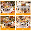 5 Star Chef 9L Chafing Dish Buffet Warmer Food Warmer Catering Server