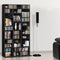 Artiss CD Storage Rack Bookshelf Black 5 Tier