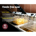 Devanti 20L Electric Deep Fryer Double Baskets 4400W