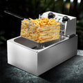 Devanti 10L Electric Deep Fryer Single Basket 2200W