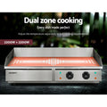 Devanti Electric Griddle 73cm 4400W Commercial BBQ Grill
