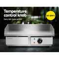 Devanti Electric Griddle 55cm 3000W Commercial BBQ Grill