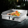 Devanti Electric Griddle 55cm 3000W Commercial BBQ Grill