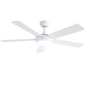 Devanti 52in Ceiling Fan 5 Blade DC Motor Light Remote White