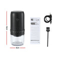 Devanti Electric Coffee Grinder USB-C Rechargeable 40 Grind Black